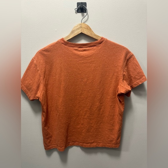 MADEWELL Women's Orange (Re)sourced BioFibre™ Seamed Tee XS. #NB525 $42 - Picture 3 of 5